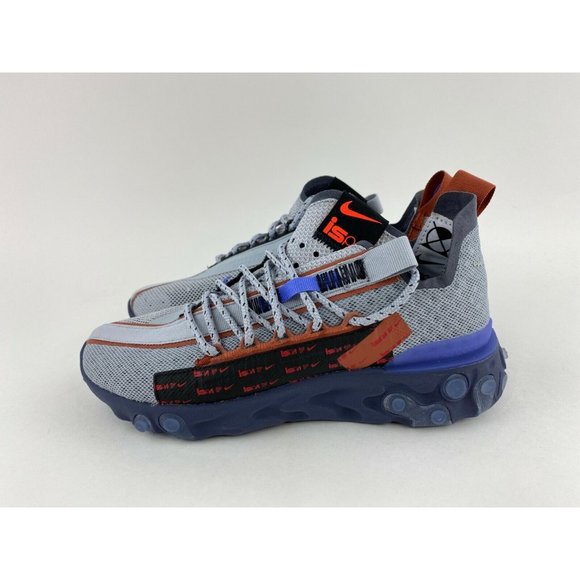 Nike React ISPA Wolf Grey Women's Size 6 Sneakers Shoes Gray Purple - Picture 11 of 12